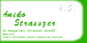 aniko strasszer business card